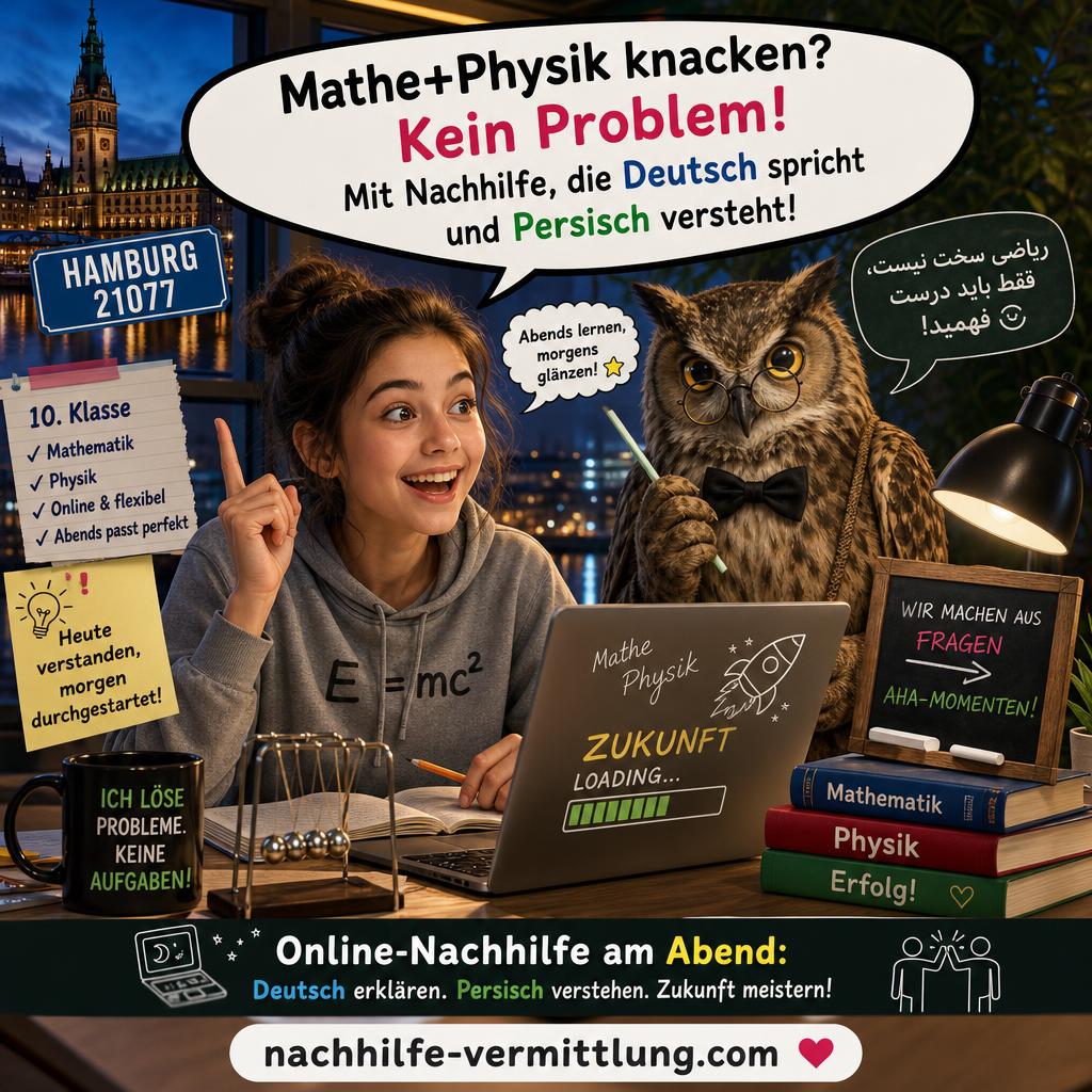 Nachhilfe Mathematik, Physik Hamburg